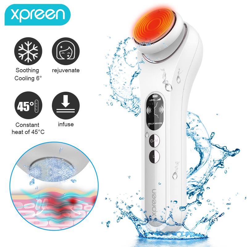 OEM ODM Anti Aging Face Care Maasager Home Use Beauty Devices Facial Hot and Cold Beauty Device