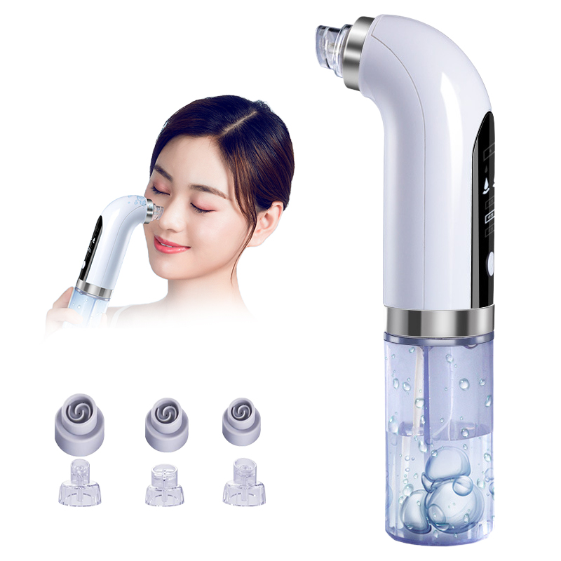 Electric Facial Pore Cleaner and Blackhead Extractor Vacuum Suction Tool for Healthy Skin with 6 Probes