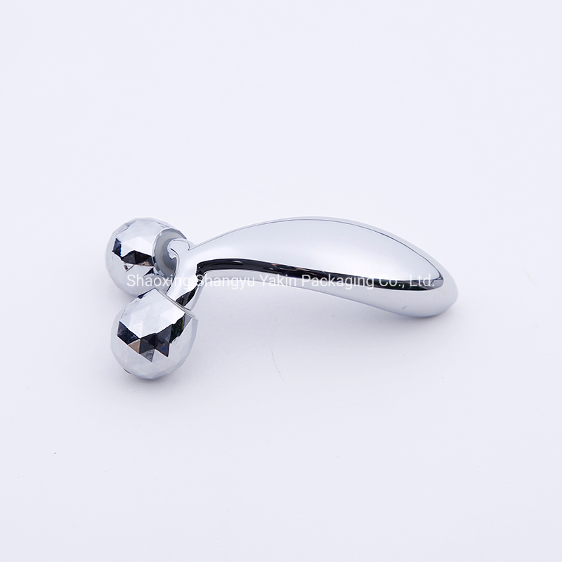 Stainless Steel Skincare Beauty Skin Face Sculpting Multifun Y 3D Lifting Cooling Metal Facial Face Roller Massager Tool