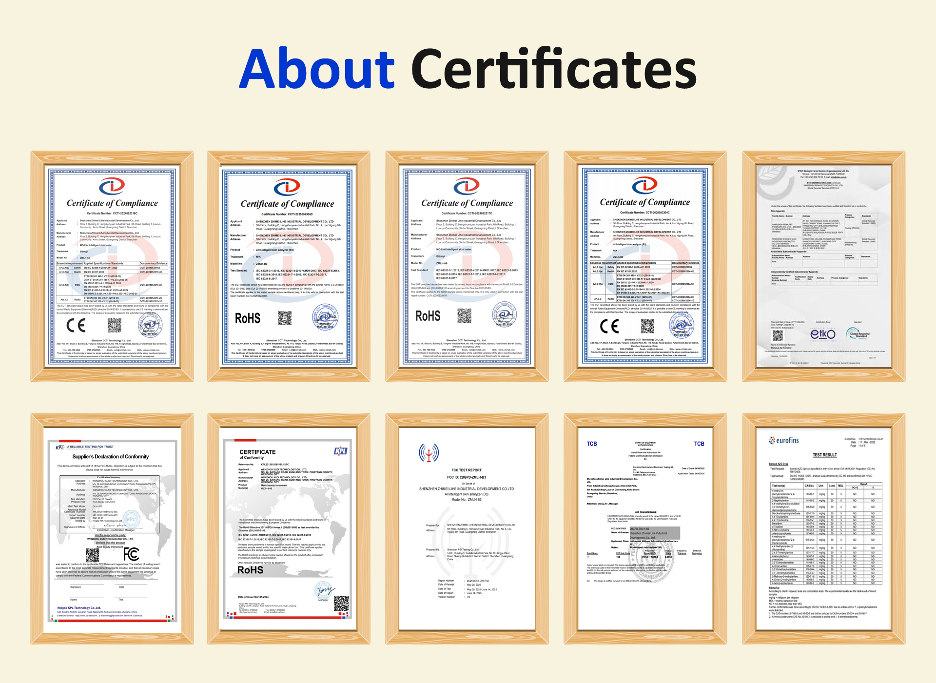 Certification