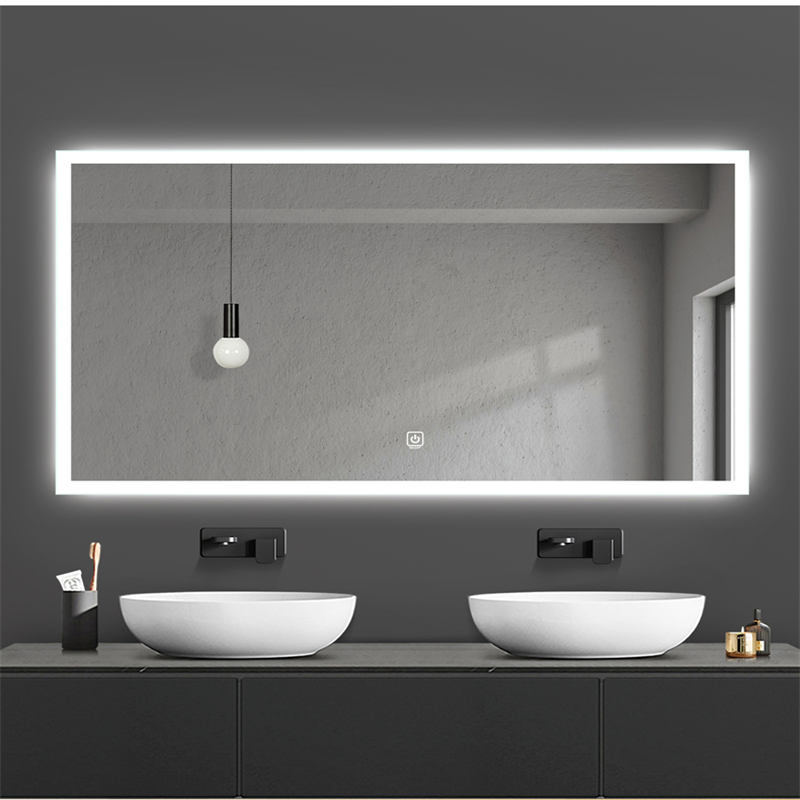 Modern Touch-Sensitive LED Mirror for Flawless Makeup Application