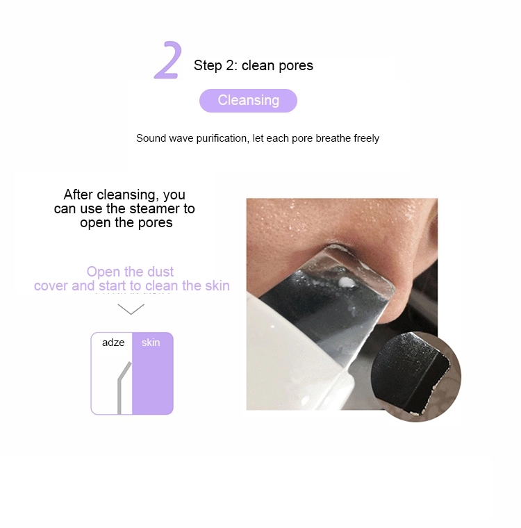 Skin Scrubber Face Spatula,Pores Cleanser Exfoliator Blackhead Remover Comedones Extractor for Facial Deep Cleansing