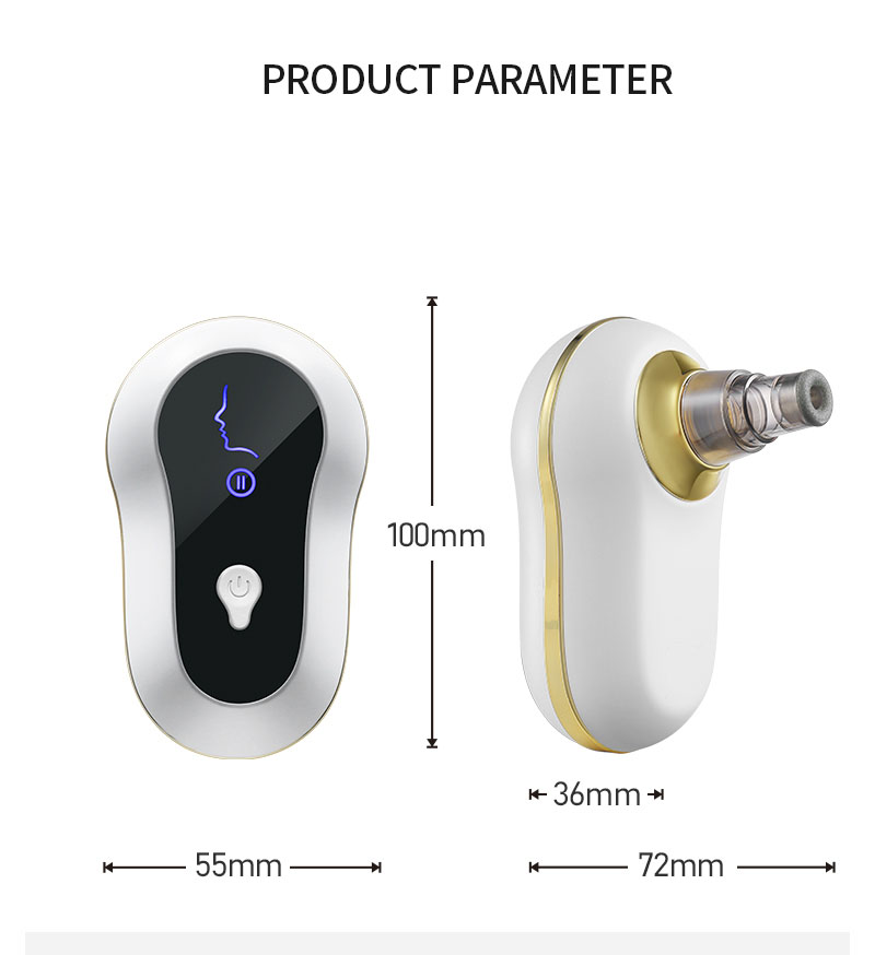 High Suction Blackhead Remover Mini Blackhead Removal Machine With 5 Tips