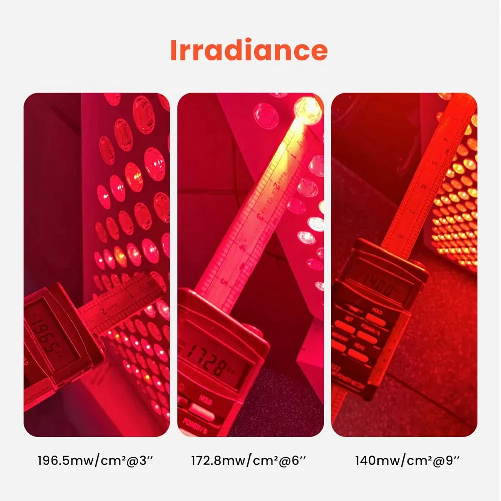 Factory Seller LED Red Light Therapy Panel for Household Skin Rejuvenation, Mdsap Ukca Mdl Tga CE 501K Cleared Infrared Lamp Collagen Boosting Device Wholesale