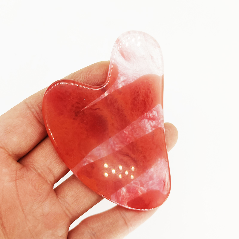 Skin Brightening Facial Massage Beauty Tool Jade Guasha