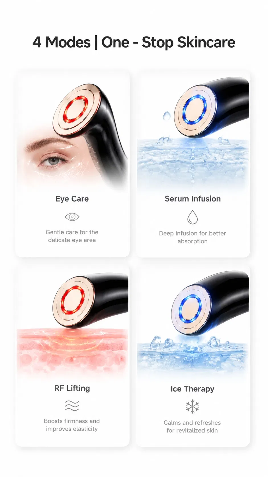 Portable Eye Firming Dark Circle Care Black Facial Beauty Device Details 11
