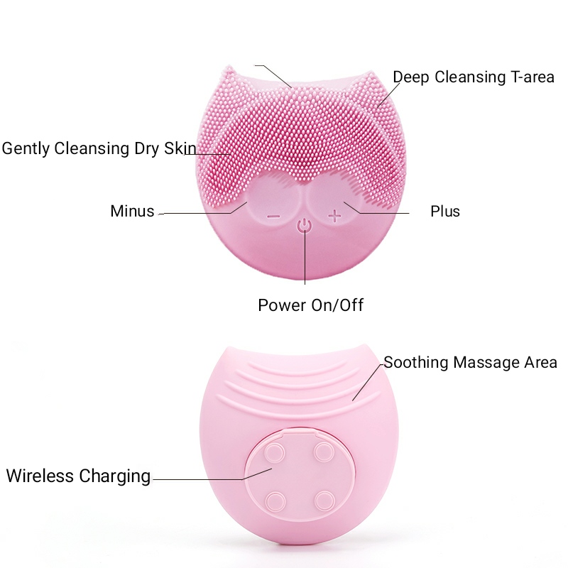 Facial Cleansing Brush Ergonomic Design