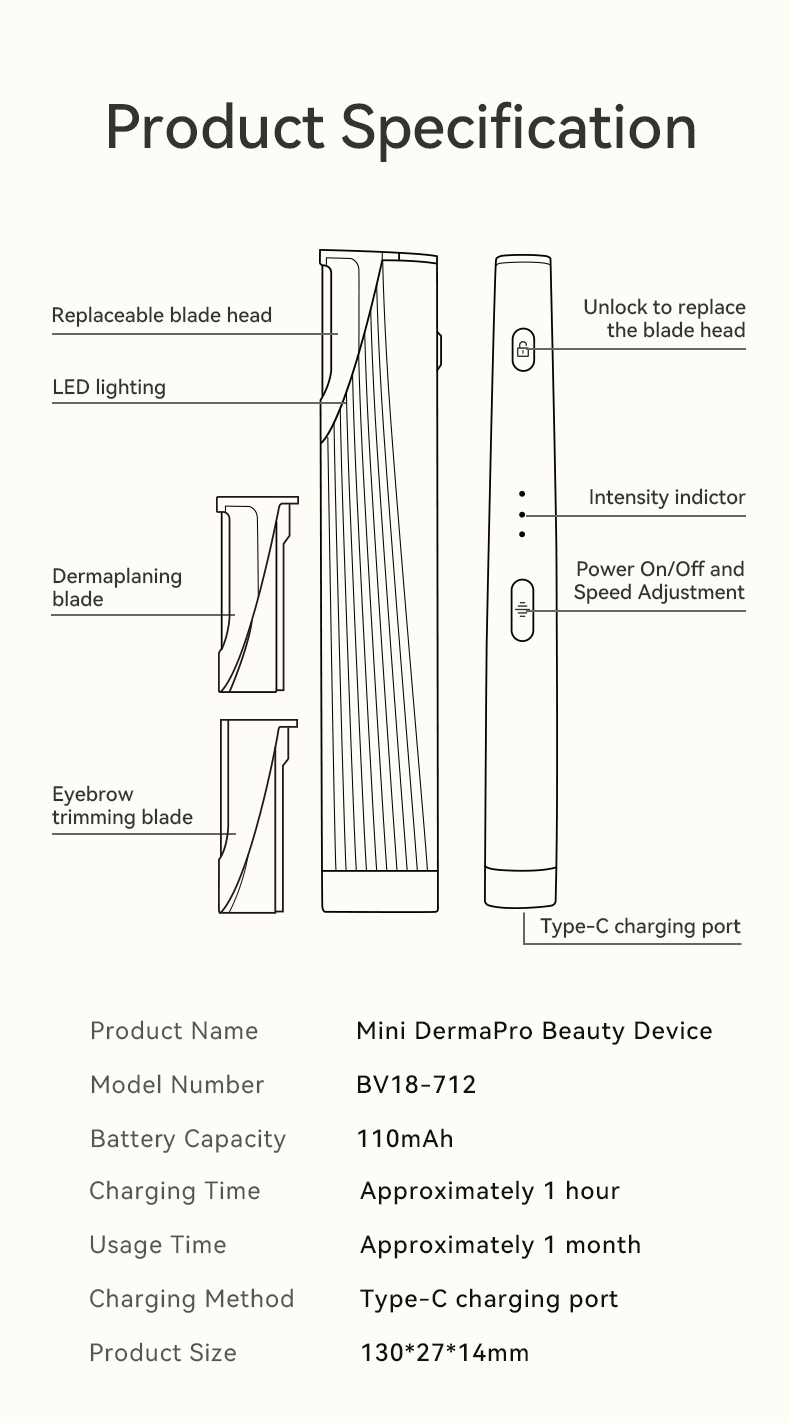Dermaplaning Tool