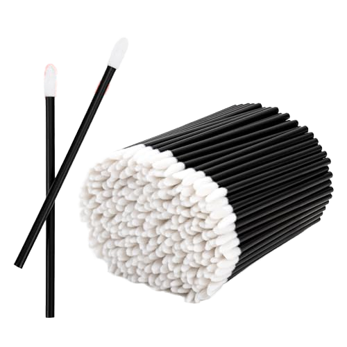 50pcs / Bag Disposable Lip Brush Transparent Lipstick Lip Gloss Stick Makeup Tool Portable Cleaning Brush Lip Gloss Applicator