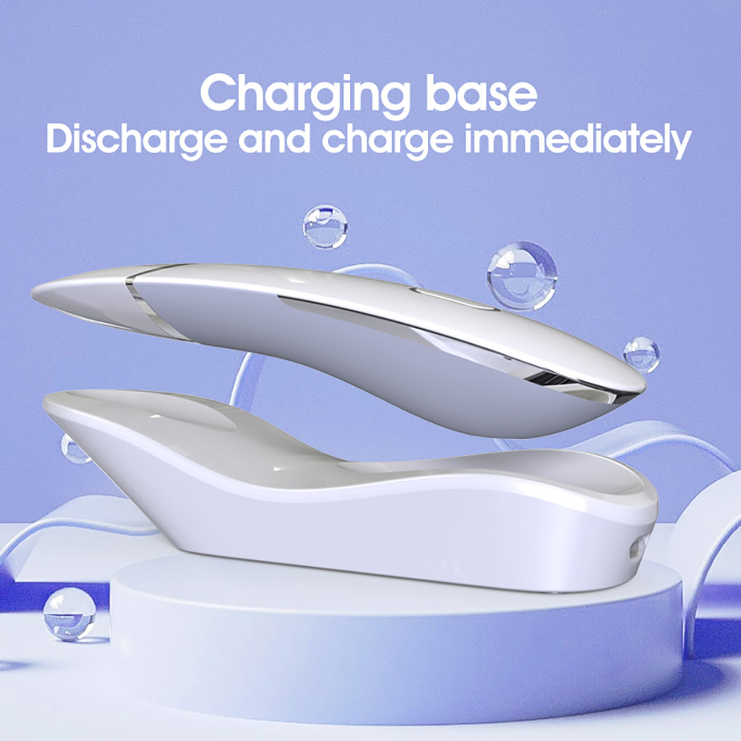 Professional High Frequency Facial Skincare Device Exfoliating Pore Cleaner Skin Scrubber