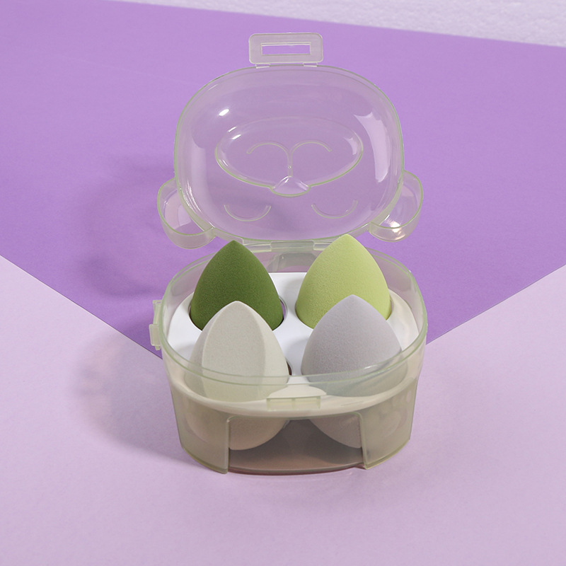 Wholesale Beauty Sponge Makeup Powder Foundation Cosmetic Tools Private Labels Eco-Friendly Face Cleaning Portable