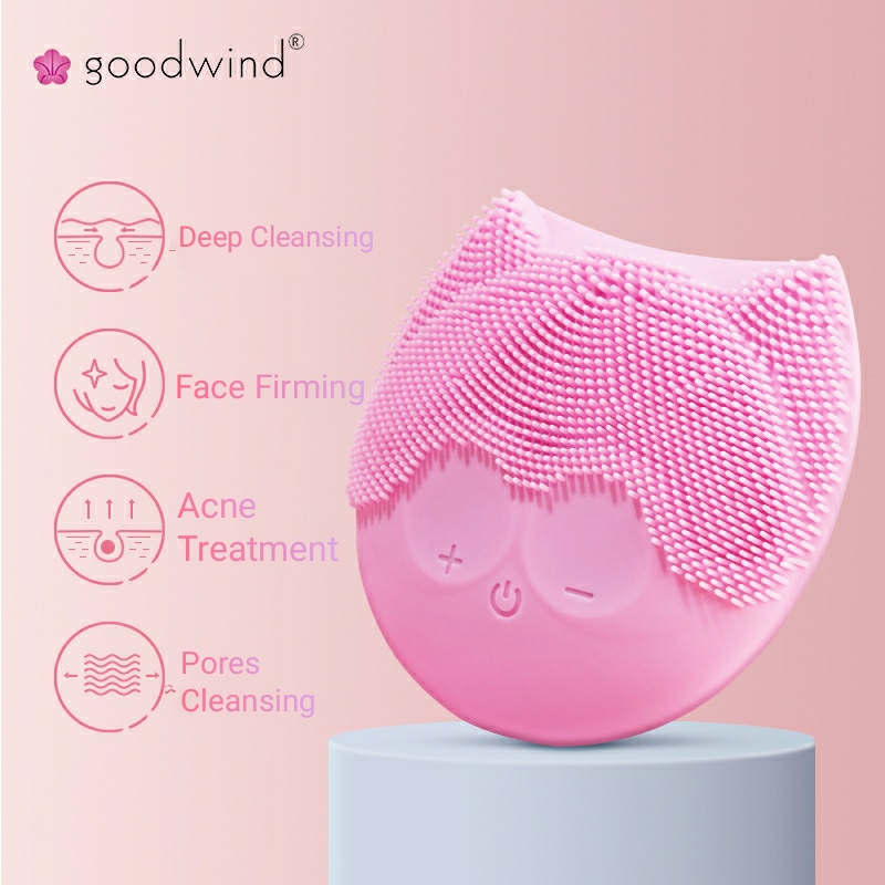 Facial Deep Cleansing Brush For Gentle Exfoliation Blackhead Removal Massage Silicone Face Brush Cosmetic Device