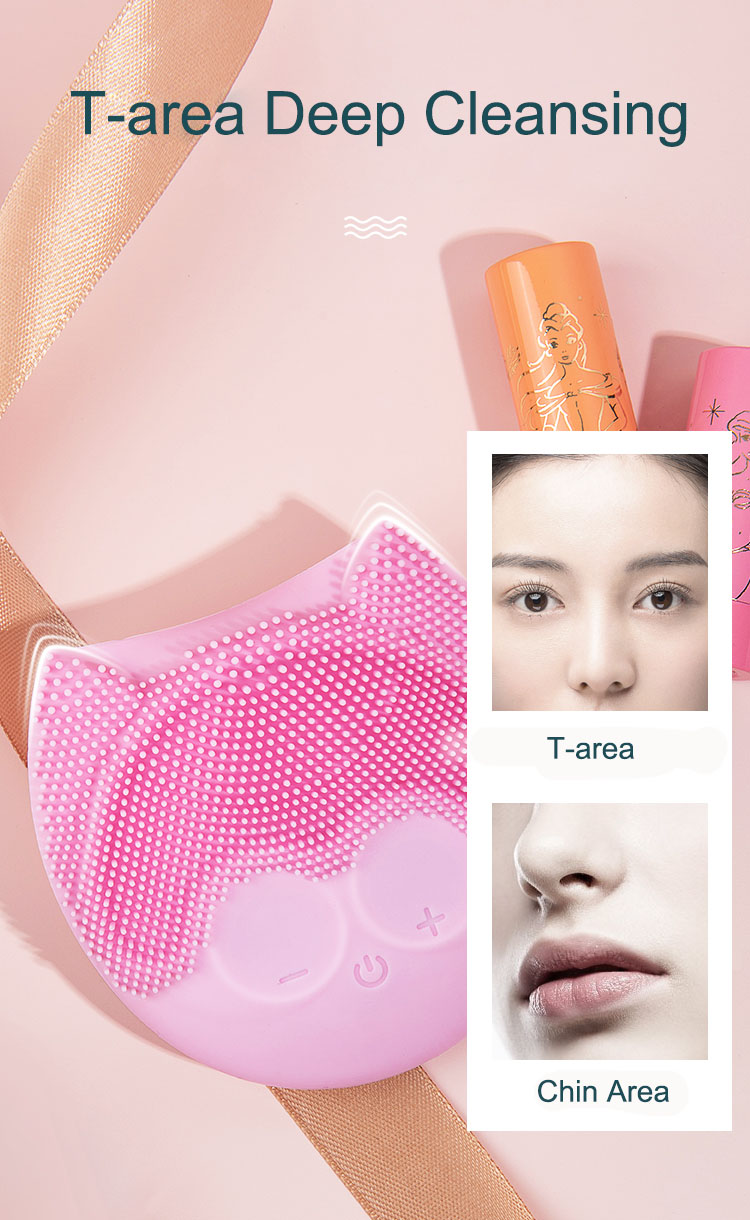 Silicone Facial Deep Cleansing Brush Gentle Exfoliation