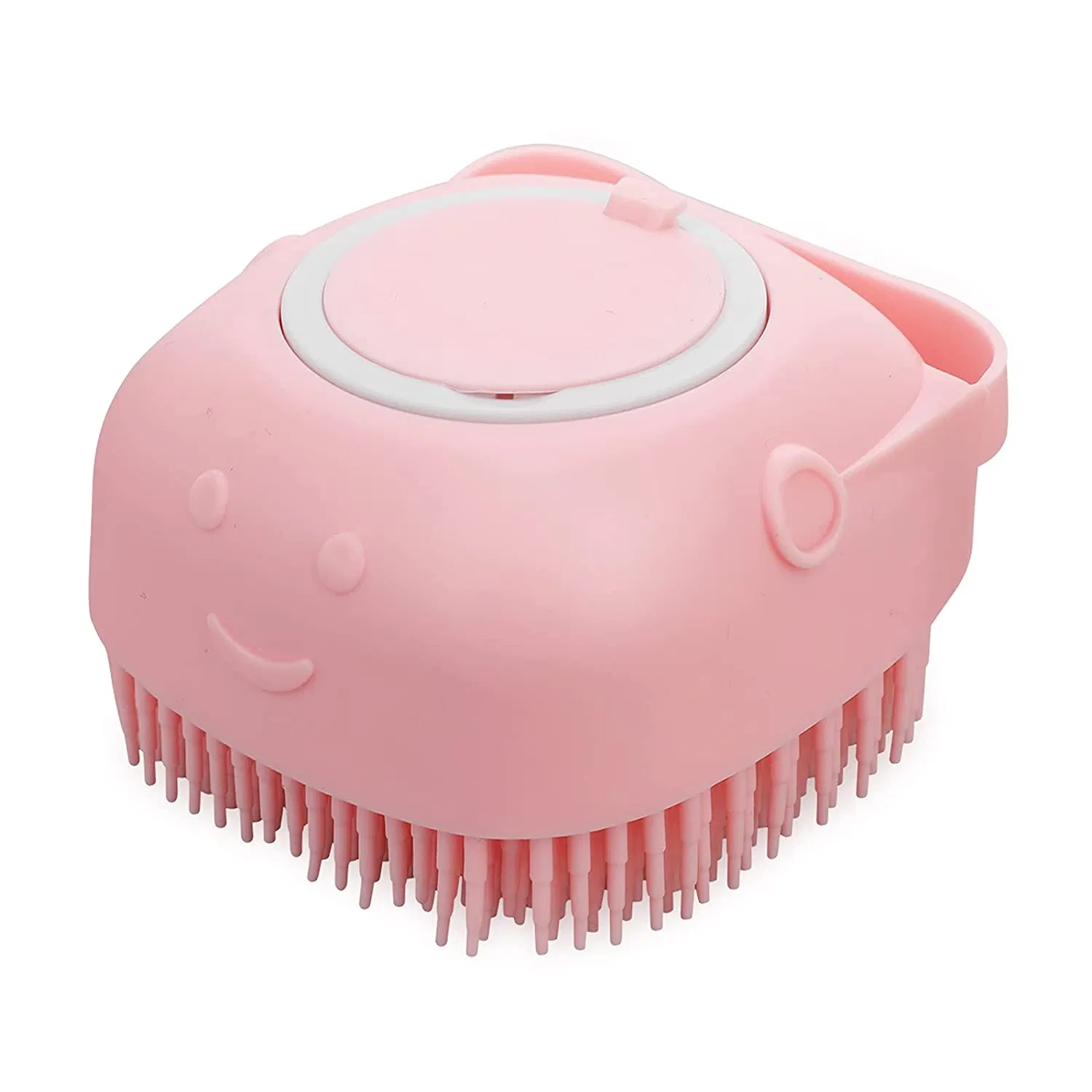 Custom Logo Kids Massage Hair Women Scalp Detangling Brush Silicone Shampoo Brush Pet Bath Brush