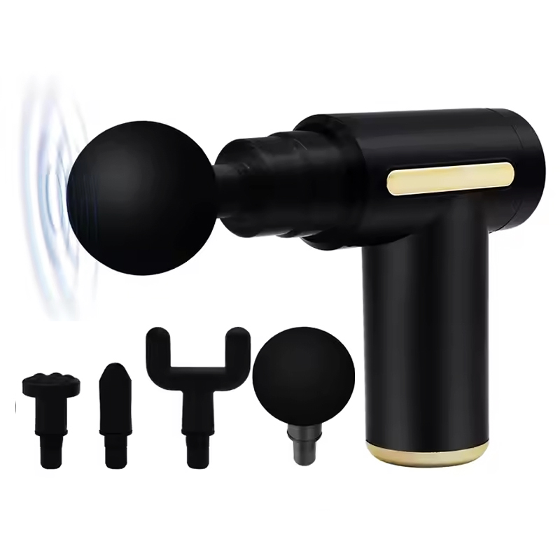 2025 Smart Gun Massager Electric Percussion Deep Tissue Vibration Body Facial Muscle Mini Massage Gun Professional