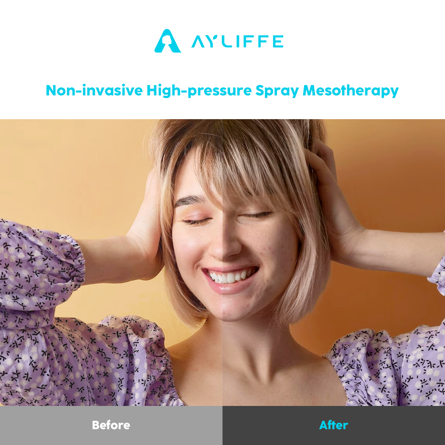 Professional Face Care Machine Acne Removal Non-invasive High-pressure Spray Mesotherapy Skin Rejuvenation Beauty Device
