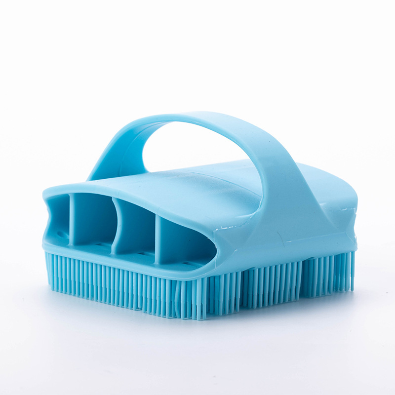 Silicone Shampoo Brush Scalp Massage Cleaning Comb