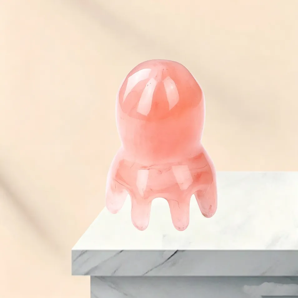 Custom Logo Octopus Head Massager Scalp Hair SPA Massage Tool