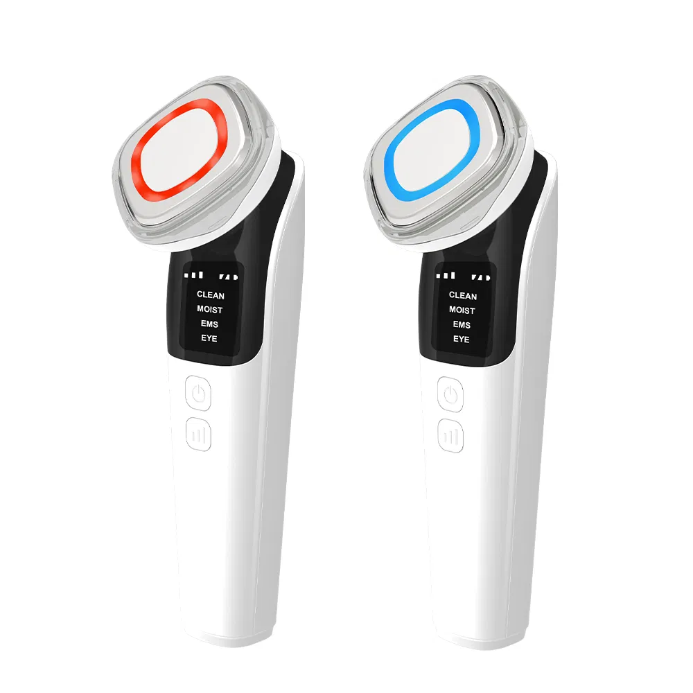 LED Light Magic Facial EMS Skin Care Massager Face Eye Massage Equipment Vibrating Microcurrent Beauty Device