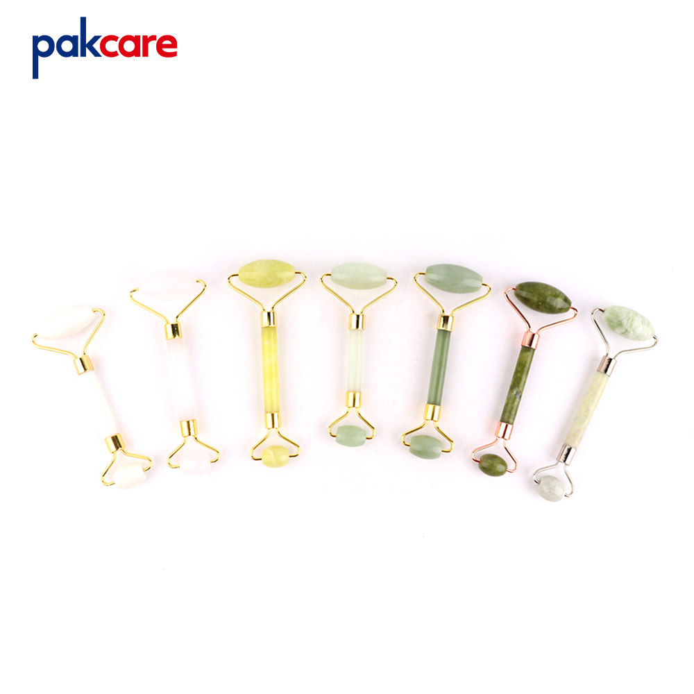 Jade Facial Roller Face Massage Rose Quartz Puffiness Removal Skin Tighten Home Beauty Care