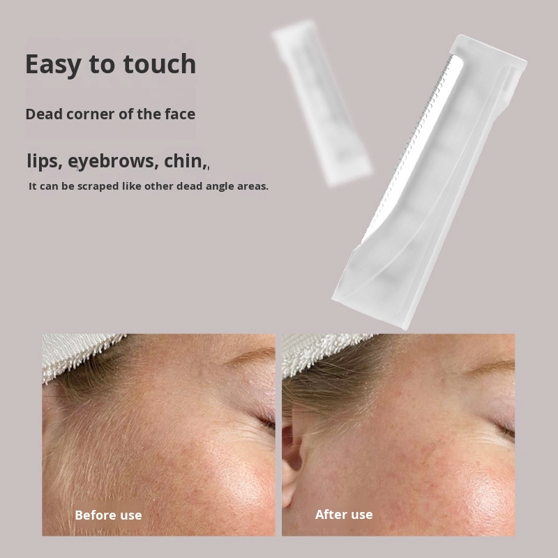 OEM Electric Dermaplaning Tool Manufacturer | Pocket Facial Hair Remover LED Light ABS Handle | Replaceable Satinless Steel