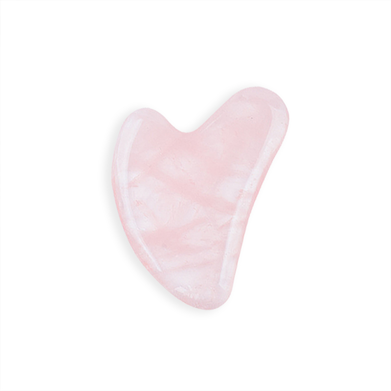 Best Selling Portable Rose Quartz Facial Jade Roller and Gua Sha for Face Body Neck Massage Complete with Box