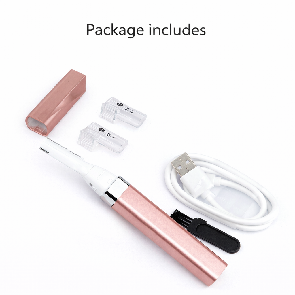 Rechargeable Electric Razor for Women Facial Hair Removal Eyebrow Trimmer for Lady Mini Portable Shaver Tool