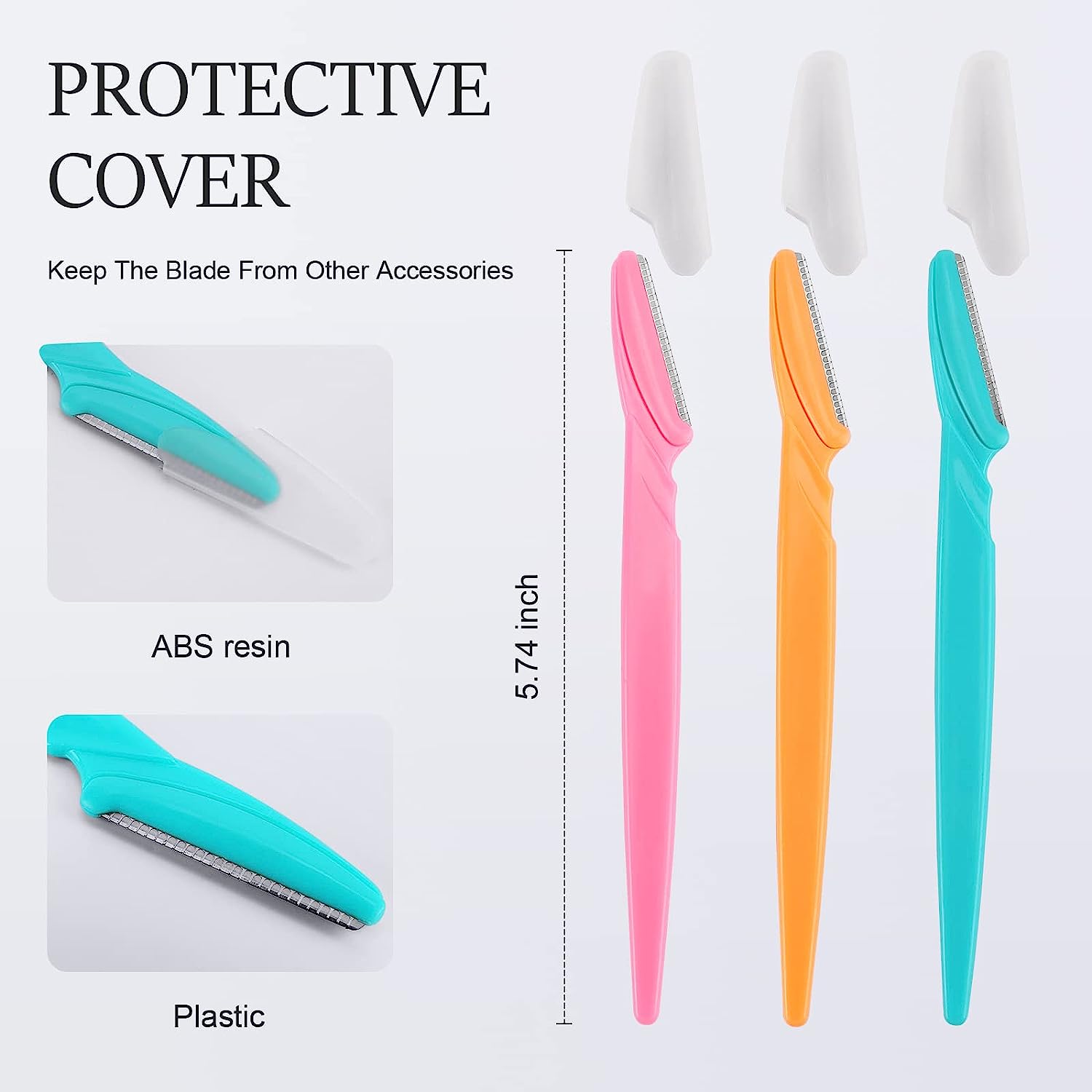 Easy to Use Multipurpose Exfoliating Dermaplaning Tool Facial Precision Cover Facial Hair Shavers Eyebrow Razor