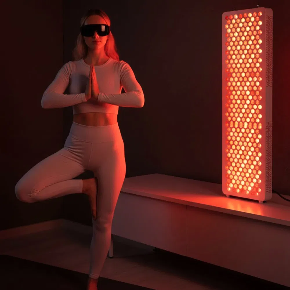 Home Desktop Skin Rejuvenation Beauty LED Red Light Therapy Panel, FCC Mdl Tga CE Certified ODM OEM Infrared Lamp Full Body Pain Relief Device Wholesale
