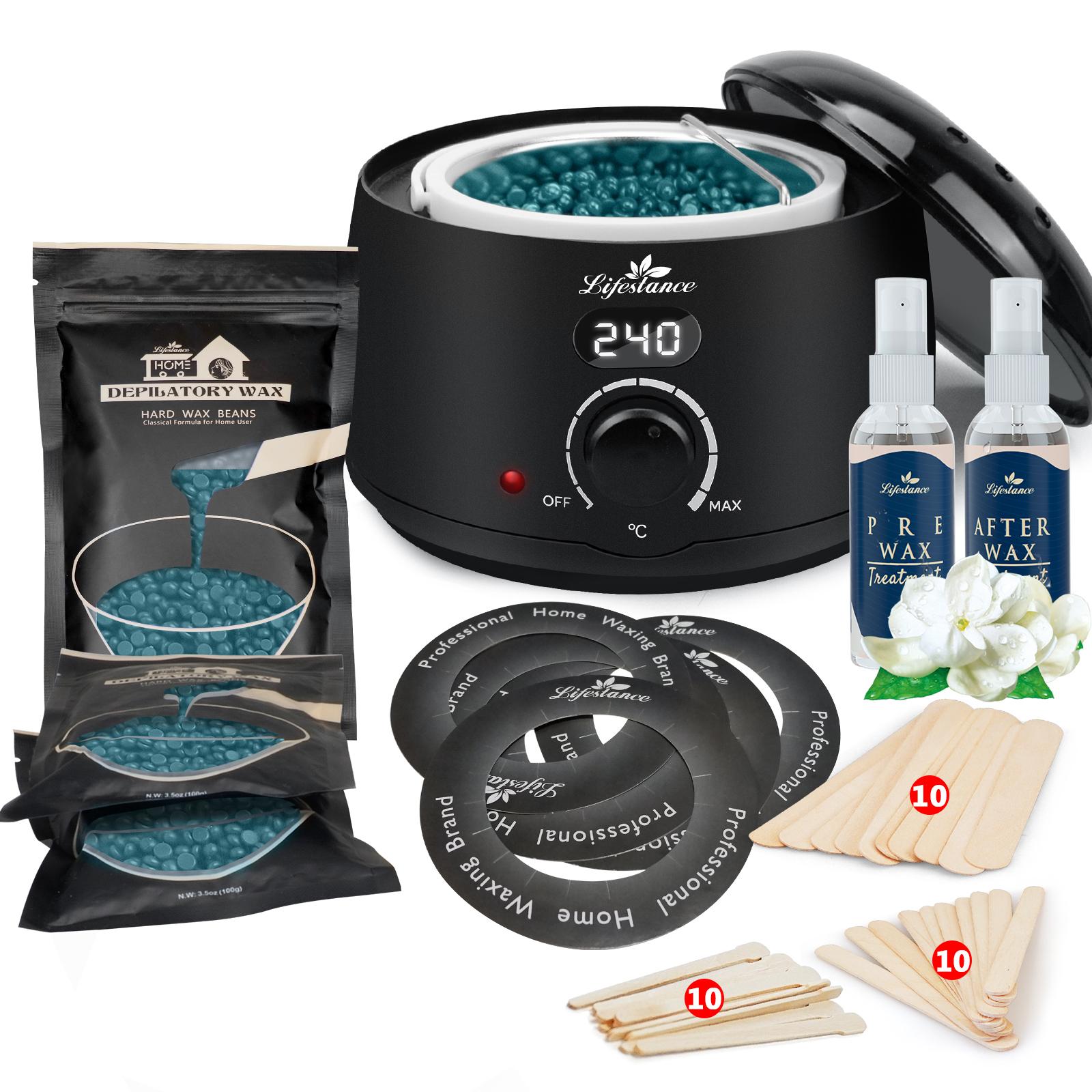 Lifestance Best Selling Hair Removal Wax Heater Set Professional Depilatory Wax Machine Kit Wax Kit for Sales
