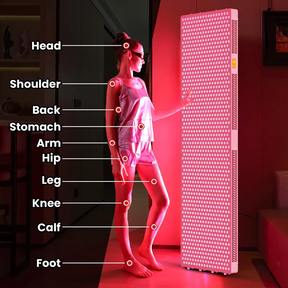 FDA CE Tga Ukca Mdl 8 Wavelength LED Red Light Therapy Panel for Skin Beauty Clinic Gym, Full Body Pain Relief Infrared Lamp Sleep Improve Device Wholesale