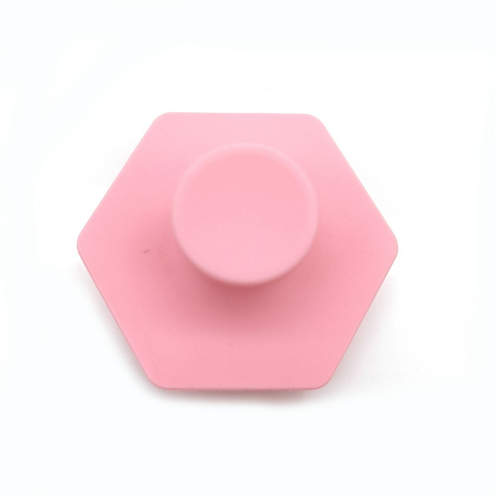 Portable Soft-touch Massage Spin Exfoliating Face Cleansing Manual Hexagon Silicone Facial Scrub Cleansing Brush