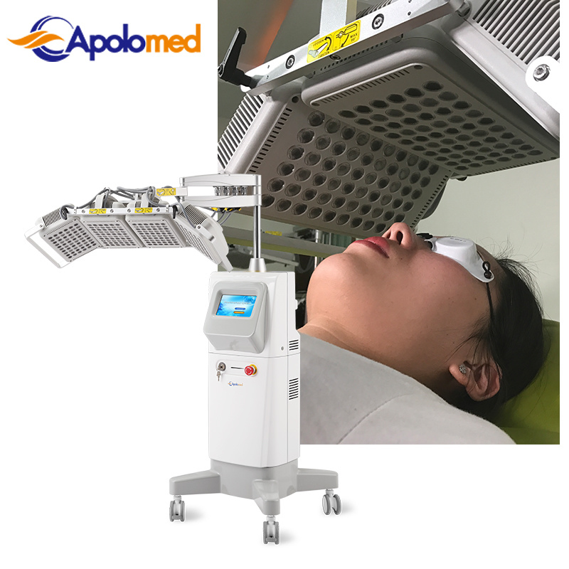 CE Medical Approval PDT LED Light Therapy Equipment RGB Red 635mm Green 560mm Blue PDT Photodynamic Therapy Device