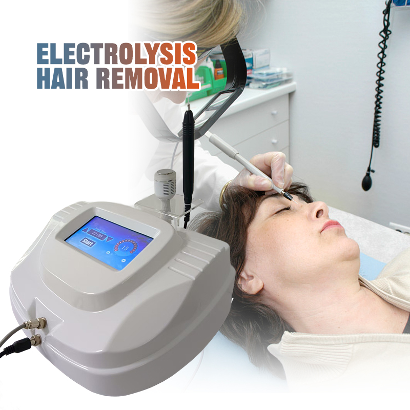 2 in 1 Hot Cold Hammer Insulated Needle Epilation Device Electrolysis Facial Hair Removal Machine for Home