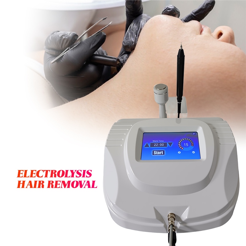 2 in 1 Hot Cold Hammer Insulated Needle Epilation Device Electrolysis Facial Hair Removal Machine for Home