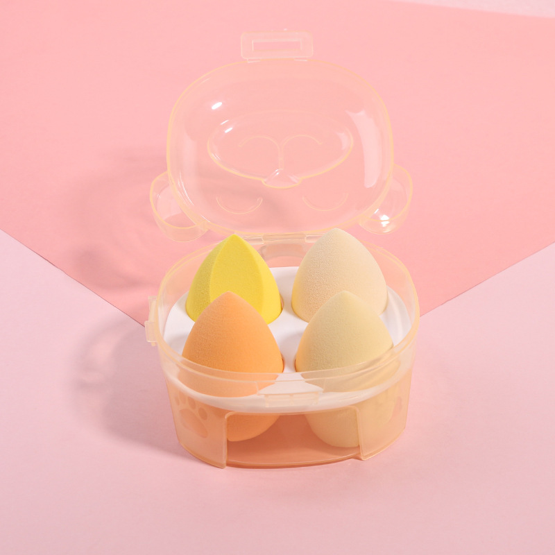 Wholesale Beauty Sponge Makeup Powder Foundation Cosmetic Tools Private Labels Eco-Friendly Face Cleaning Portable