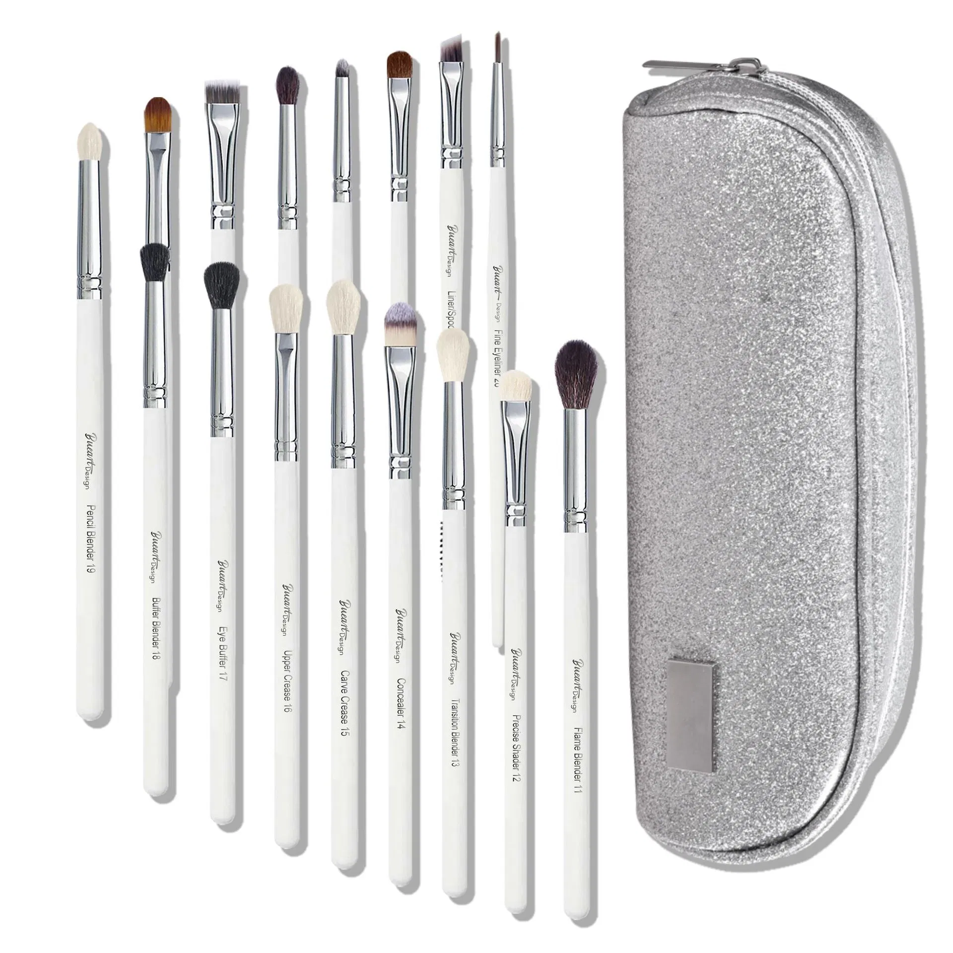 Seamless Blending Anti-Shedding Flawless Application Plastic Handle Beauty Travel Makeup Brush