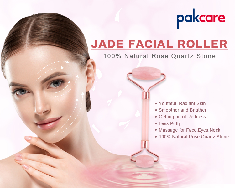 Mushroom Shape Rose Quartz Gua Sha Jade Eye Massage Facial Tool Face Lift Remove Wrinkles Massager