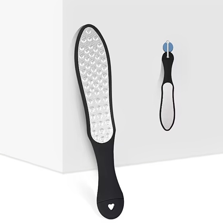 3 in 1 Stainless Steel Double-Sided Foot File, Callus &amp; Dead Skin Remover Pedicure Tool for Heel Exfoliation