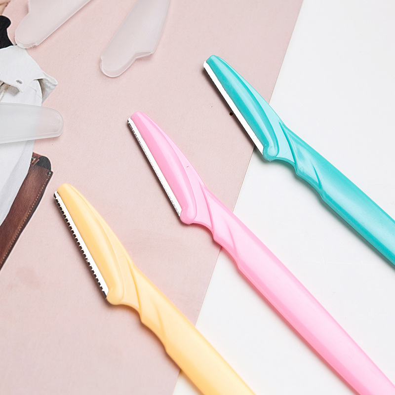 Hot Sale Eyebrow Razors Multipurpose Exfoliating Dermaplaning Tool Professional Shaving Blade Eyebrow Razor With Cover