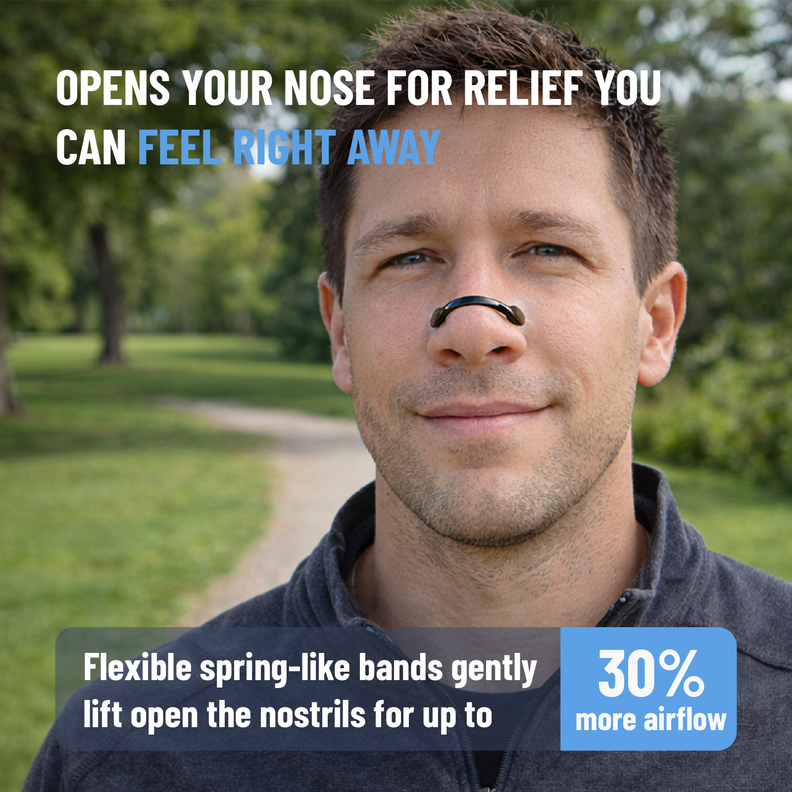Magnetic Nasal Dilator Comfortable Reusable Magnetic Nose Clip For Better Sleep Magnetic Nose Strip