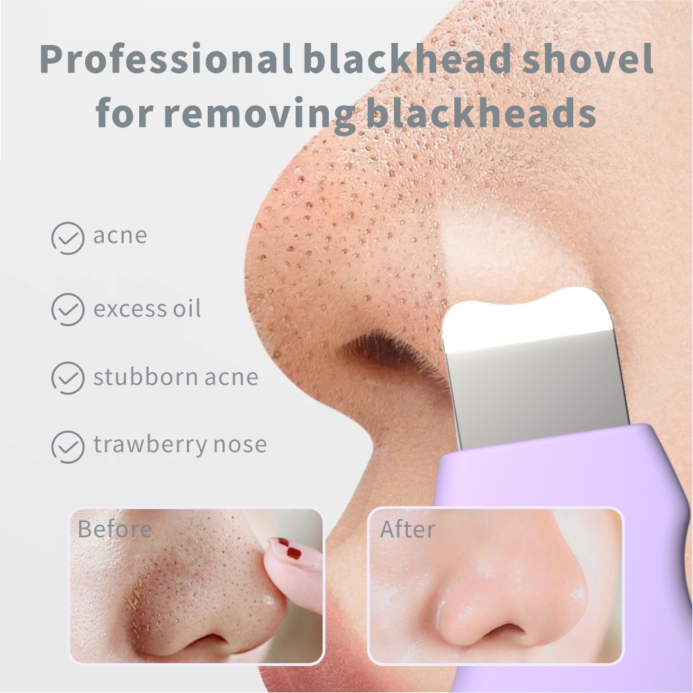 2 1 Double Head Manual Blackhead Remover Silicone Waterproof Face Scrubber Skin Spatula Deep Cleansing Exfoliation Home Use All