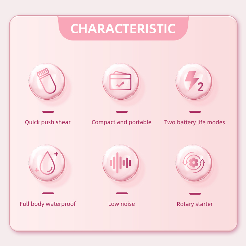 Beauty Supplier for Women Home Use Nose Eyebrow Trimmer Razor Body Bikini Facial Electrical Hair Remover Device