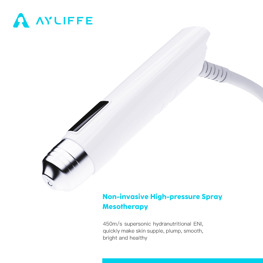 Professional Face Care Machine Acne Removal Non-invasive High-pressure Spray Mesotherapy Skin Rejuvenation Beauty Device