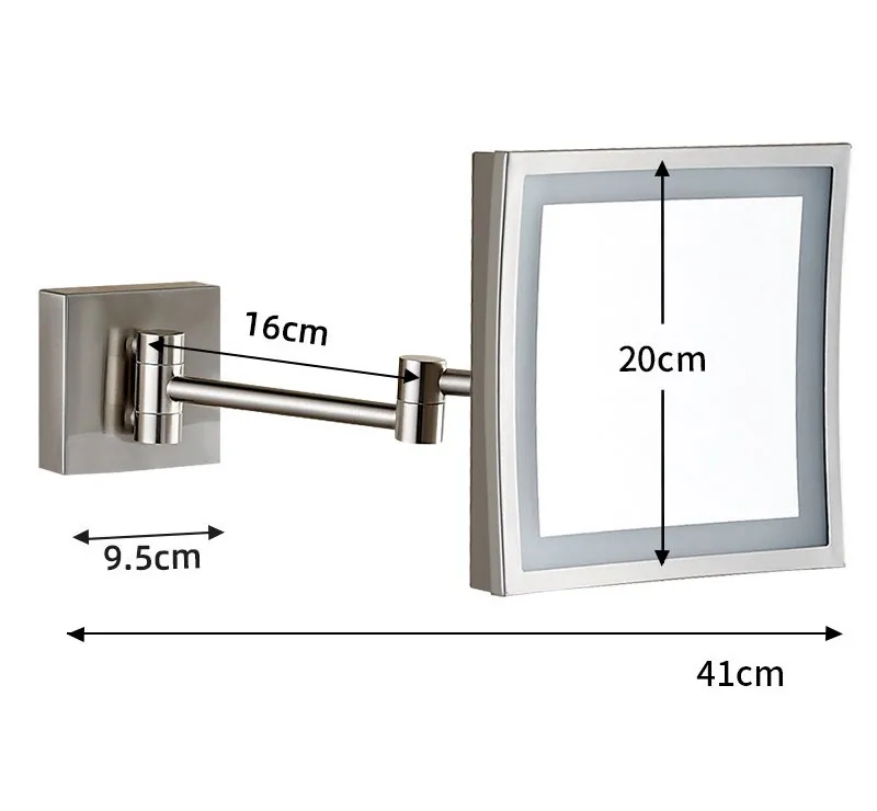 5X Magnifying LED Makeup Mirror