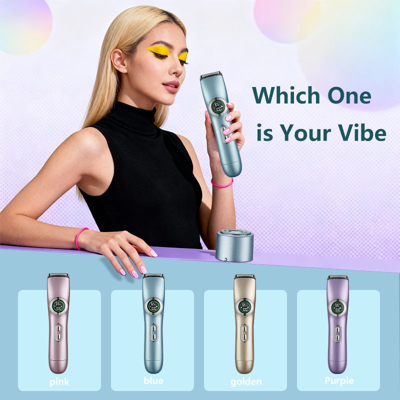 Safe and Painless Facial Body Hair Remover Dual Head Trimmer for Face Bikini Underarms Waterproof Women Electric Shaver epilator