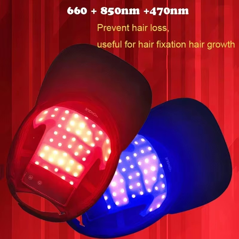 2026 Hot Seller Red &amp; Nir Portable Device LED Therapy Cap Red Light Therapy Cap Red Light Therapy Hat for Hair