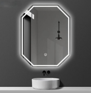 Modern Makeup Mirror with LED Lighting for Effortless Application and Style for Spain France Germany