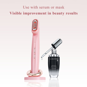 4 in 1 Red Light Therapy EMS Skin Rejuvenation Eye Massage Beauty Device Electric Microcurrent Lifting V-shaping Facial Massager