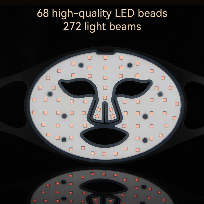 Face Beauty Food Grade Silicone Red Light Therapy Infrared Light Led Facial Mask Led Eyes Mask Laser Face Mask